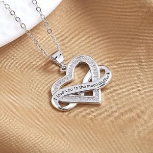 Heart Zircon Infinite Love Necklace for Valentine's  Day